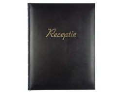 Receptiealbum Kangaro 26x21cm vakverdeling zwart