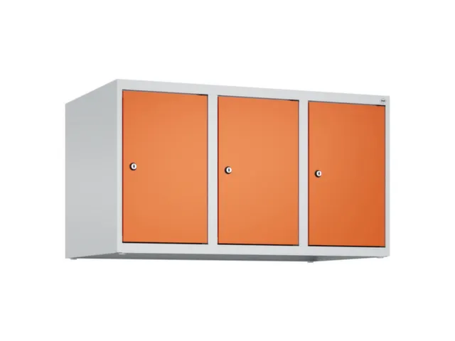 opzetkast,v. locker,3vak.,vak B 300mm,HxBxD 500x900x500mm,vleugeldeur