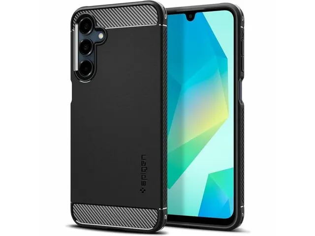 Spigen Case ACS08891 Galaxy A16 (5g) Rugged Armor mat zwart