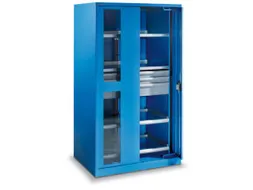 zwaarlastkast met zwenkdeuren,HxBxD 1950x1146x690mm,lak RAL5012