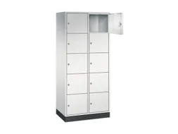 grootvolume-lockersysteem,RAL 7035,HxBxD 1950x820x500mm,2x5vakken