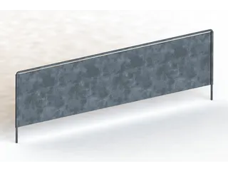 verdeelschot,v. inhaakstelling,HxD 150x600mm,staal verzinkt - 1