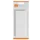 Navulling Nobo voor magnetische whiteboardwisser blauw