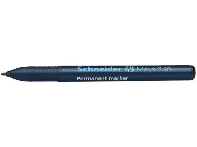 Permanent marker Schneider Maxx 240 rond 1-2mm zwart
