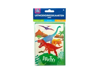 Uitnodigingskaarten Dino - 6