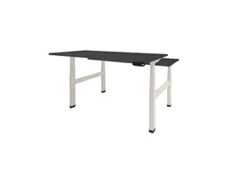 Dextro Plus Duo Zit-sta Bureau Elektrisch 140x80 houtprint schaduw wit