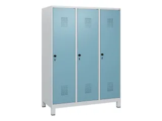 schoollocker,HxBxD 1630x1200x500mm,3vak,vak B 400mm,draaigrendel - 2