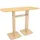Tonvormige statafel Woody 110x150x75cm Beuken Natuur 2 schotelvoeten