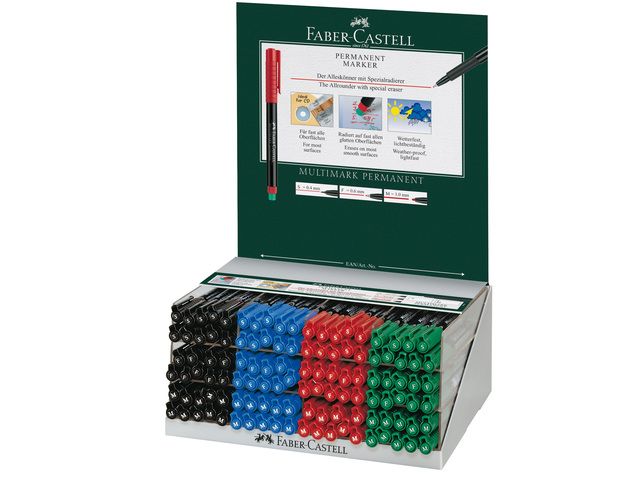 Marqueurs Faber-Castell  Feutre Multiusage Multimark Permanent S