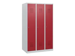 schoollocker,HxBxD 1530x900x500mm,3vak,vak B 300mm,cil.-slot - 2
