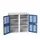 universele kast,HxBxD 1000x1050x550mm,4xStalen bodem,scheidingswand