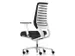 Siège De Bureau Pivotant Assise Noire Dossier Noir Hxlxp 1010-1130X49