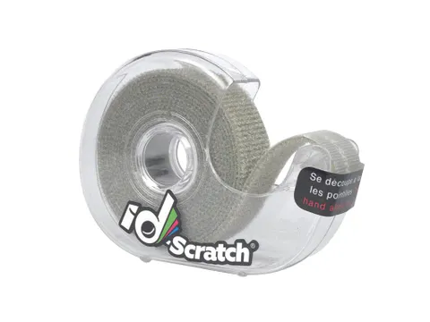 Klittenband - Rol 2m x 2cm - Grijze Kleur