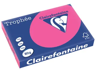 Trophée Pastel A3 80g 500 vel fluo roze - 1