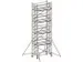 Echafaudage roulant H 9,64m portée H 10,4m 4 plateformes + potences