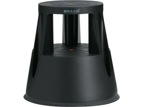 Rolkruk Comfort, uit kunststof, zwart