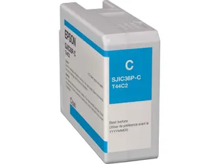 Epson C13T44C240 / SJIC36PC Inktcartridge cyaan - 1