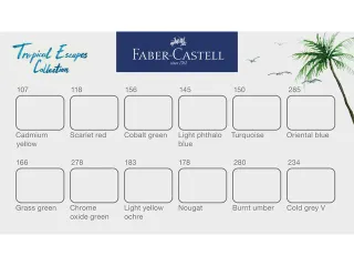 Waterverf Faber-Castell box 12 kleuren en waterpenseel - 7