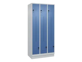 Z-garderobekast,HxBxD 1950x900x500mm,vak B 150/300mm,draaigrendel - 1