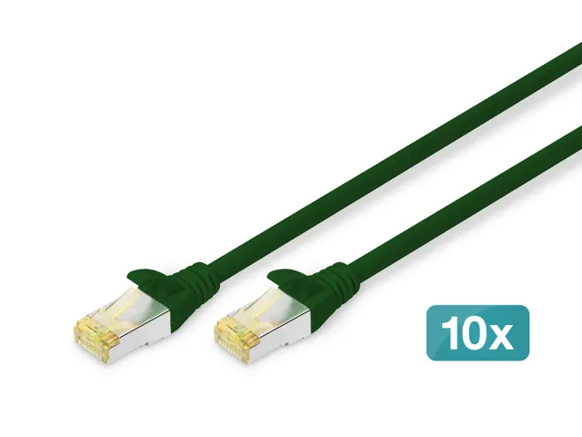 CAT 6A S/FTP PATCH CORD 10P AWG 26/7 1m