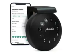 sleutelkluis,ØxD 100x50mm,2haak,romp zwart,front zwart