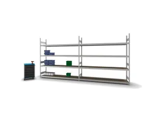 breedvakstelling,aanbouwveld,HxBxD 2500x2250x635mm,vakl. 350kg - 3