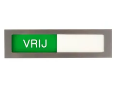 Infobord Deurbordje Niet Storen Groen Rood 150x40mm