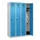 locker,HxBxD 1850x1200x500mm,4vak,vak B 300mm,draaigrendel