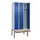 locker met bank,voor scheiding van kleding,HxBxD 2120x900x815mm,3vak
