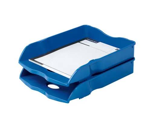 Brievenbak HAN Re-LOOP A4/C4 stapel- en nestbaar, blauw 100% gerecycle