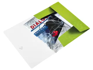 Elastomap Leitz WOW 3-kleps A4 Polypropyleen groen - 3