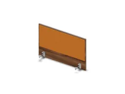 opzetpaneel bureau aanbouw NP-tiepolo nut BN3005-geel 800mm
