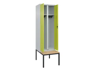 locker voor scheiding van kleding,HxBxD 2120x600x815mm,2vak - 2