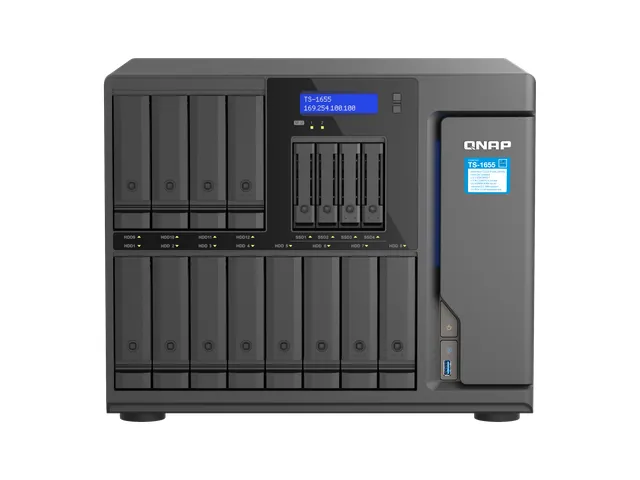 Intel Atom C5125, 8 Go DDR4, 5Go Flash, 12x 3.5 inch + 4x 2.5 inch SAT