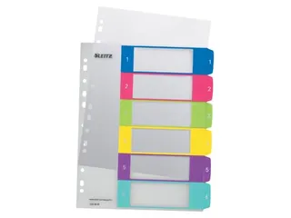 WOW printbare index, 6 tabs - 1