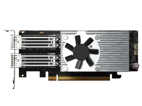 QNAP QXG-100G2SF-E810, Intern, Bedraad, PCI Express, Fiber, 100000 Mbi