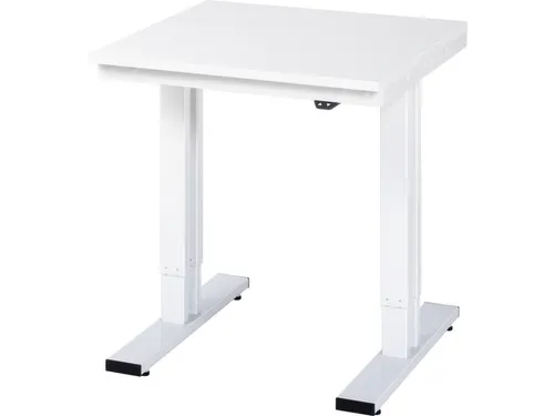 Werkbank elektrisch hoogte verstelbaar 720-1120x750x800mm wit RAL7035