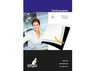 Carbonpapier Qbasic A4 21x29,7cm 10 vel Wit - 2