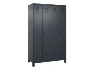 PBM-locker,HxBxD 1950x1200x500mm,4vak,vak B 300mm,draaigrendel - 2