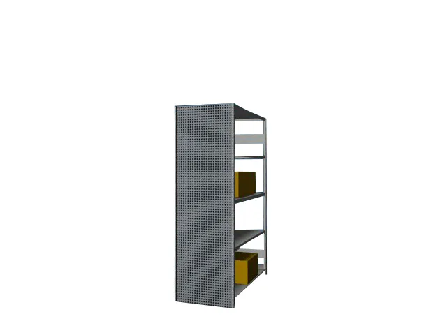 paroi latérale,p. rayonnage sans boulons,HxP 2000x600mm,acier,RAL7035