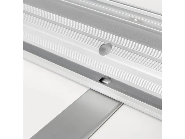 Roll-Banner Massive 85x160-220 cm 1 Voet Zilver