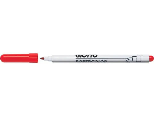 Robercolor whiteboardmarker fijn ronde punt rood