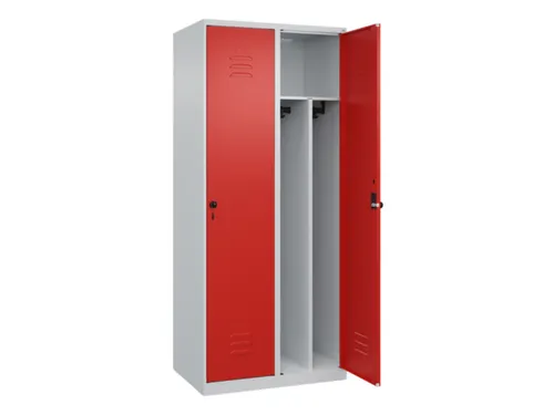 locker voor scheiding van kleding,HxBxD 1850x800x500mm,2vak