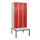 Z-garderobekast,HxBxD 2120x900x815mm,6vak,vak B 300mm,draaigrendel