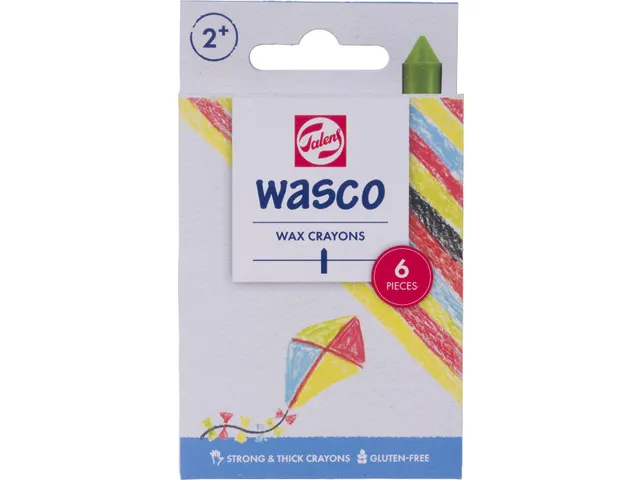 Talens Wasco Waskrijt set 6 stuks