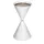 Zandasbak Staalplaat 730x400mm Ronde Trechter Verzinkt Ral9016