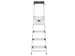 veiligheidsladder,eenzijdig,4 XXL treden,Stand H 0,84m,balk L 1,62m