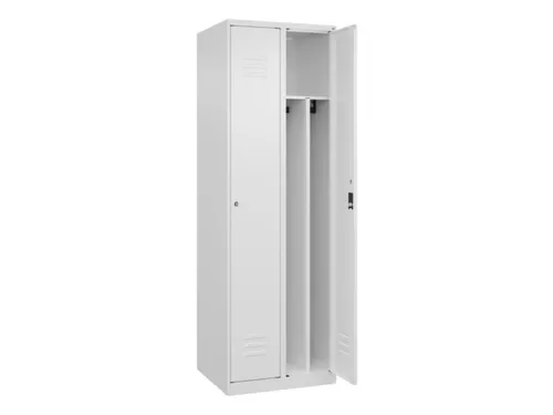 locker voor scheiding van kleding,HxBxD 1850x600x500mm,2vak