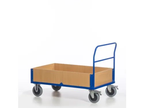 boordwandwagen,draagverm. 600kg,laadvl. LxB 1200x770mm,houtplaat