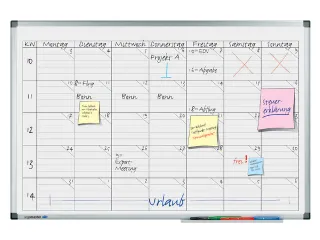Planbord Legamaster premium projectplanner 60x90cm - 1
